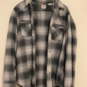 Levis snap button flannel